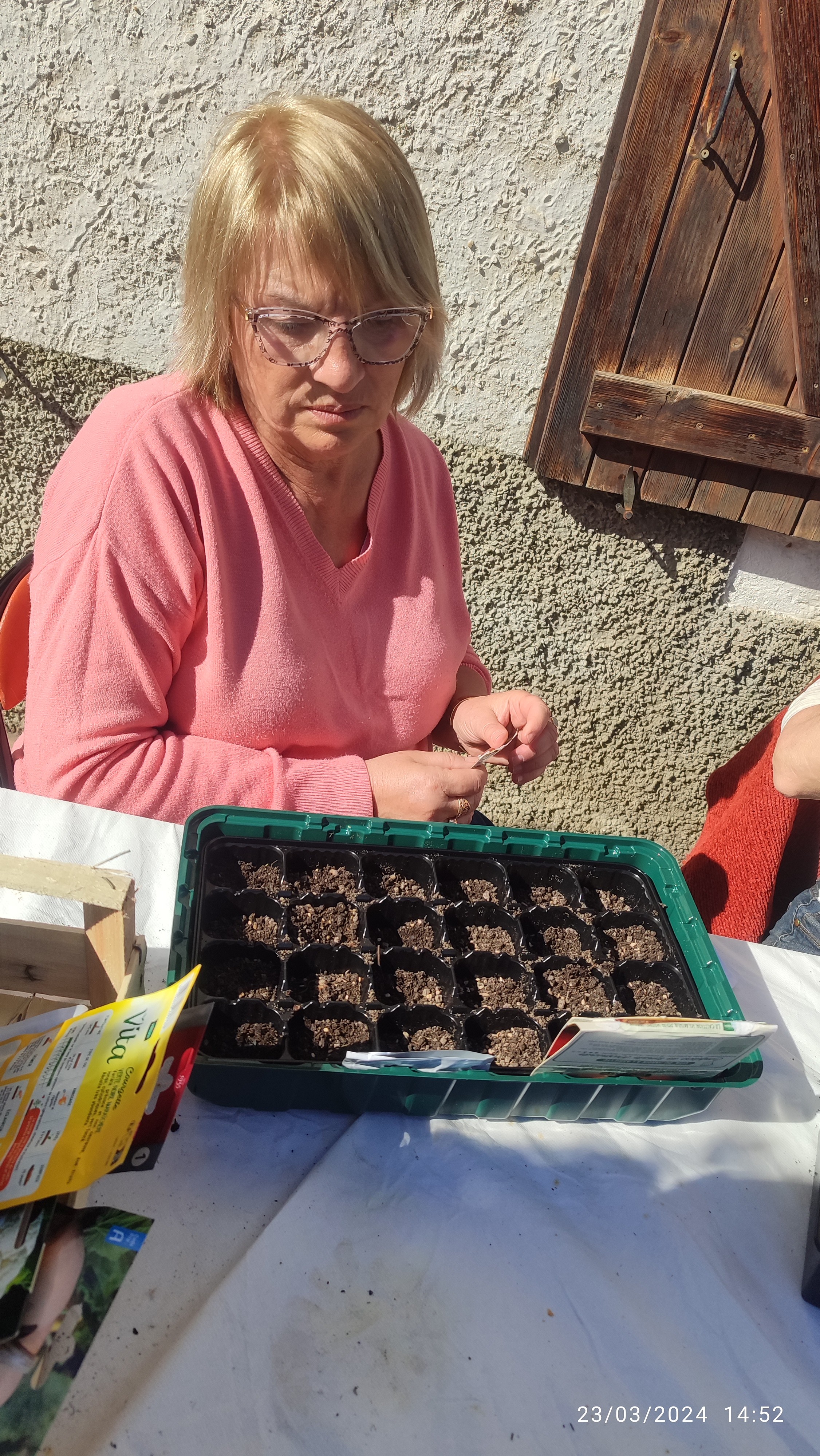 Brigitte en pleine reflexion