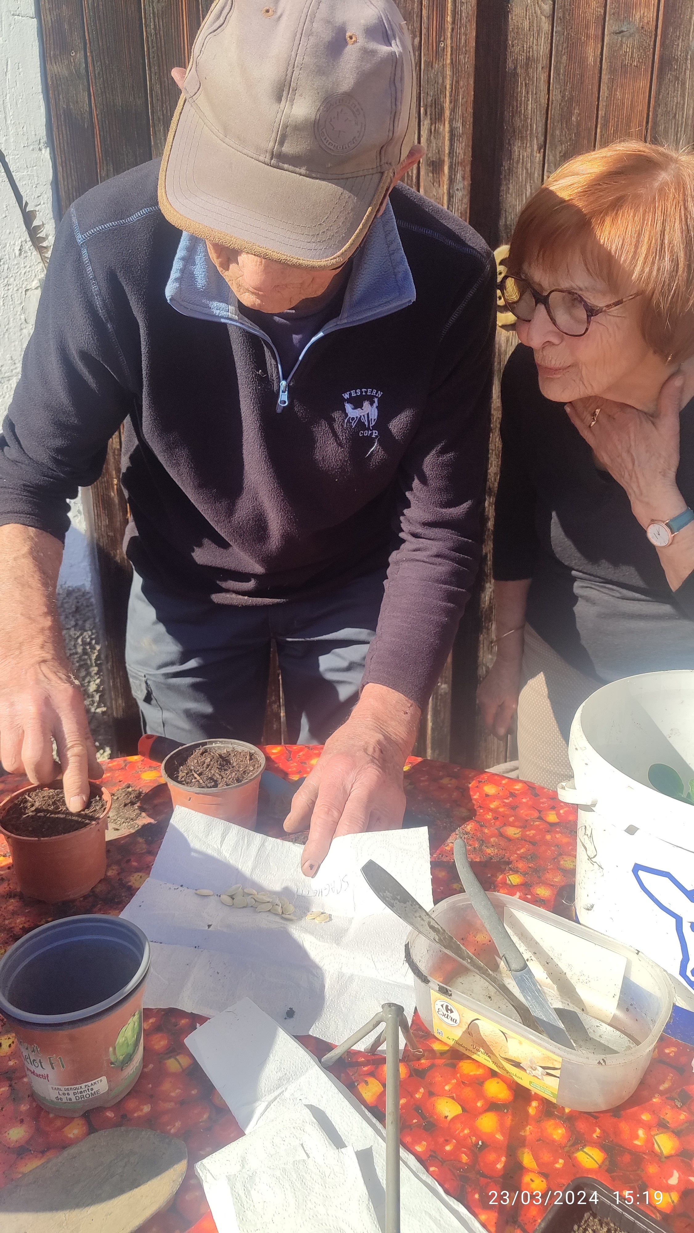 Paul et Josette nos hôtes
