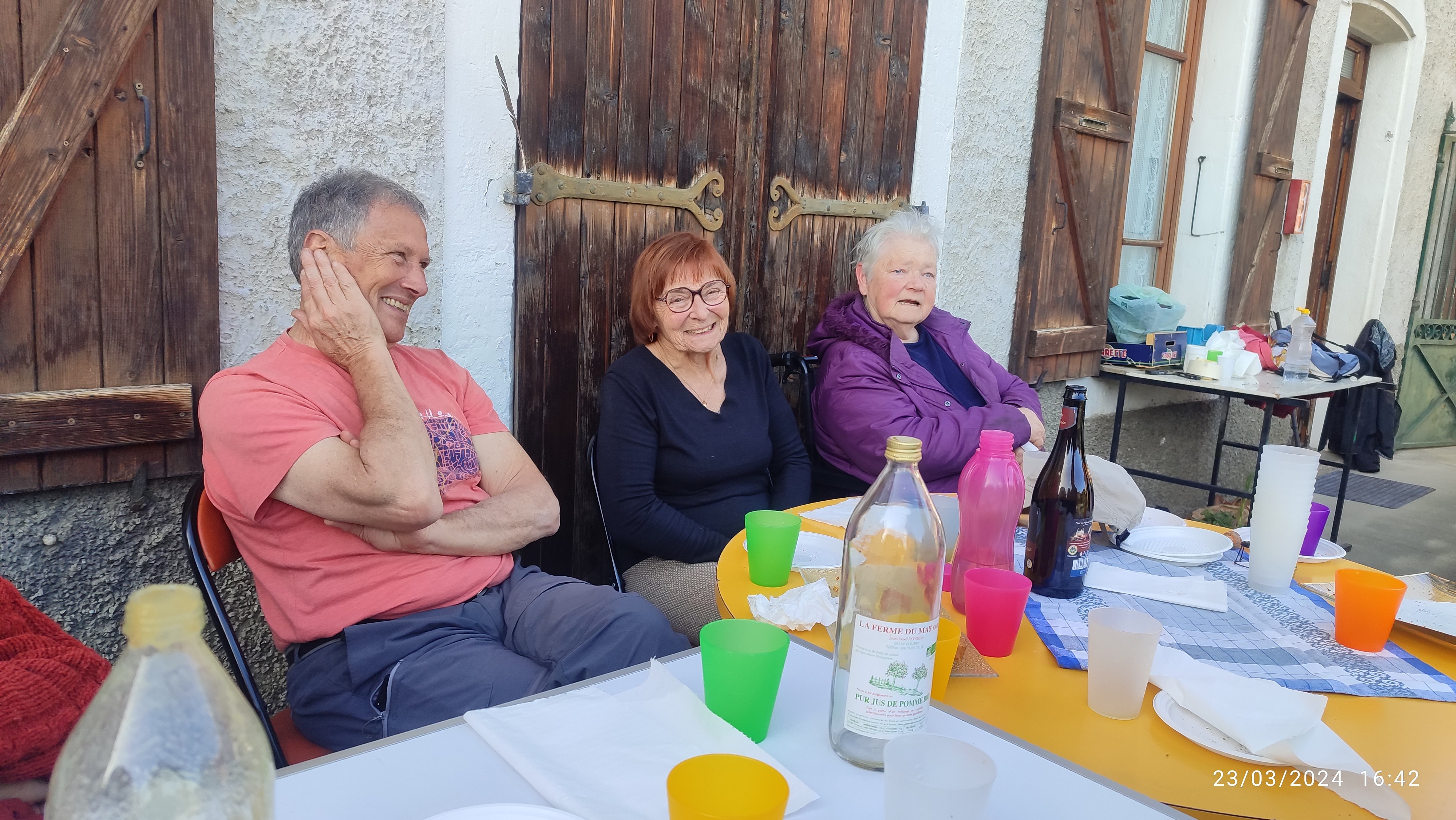 Un moment de partage et de sympathie pour finir cet atelier