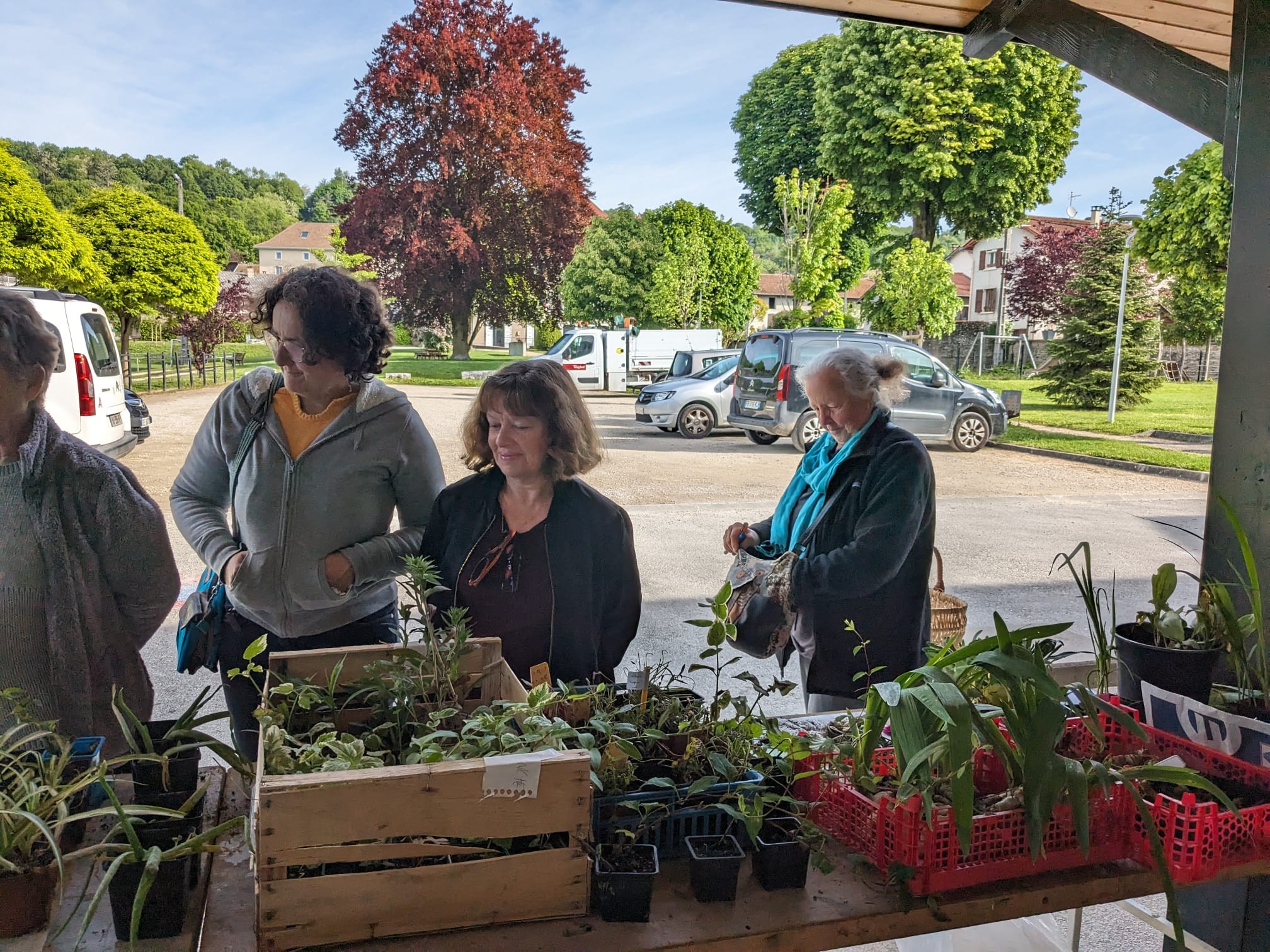 Françoise, Michelle et Joèle au rdv