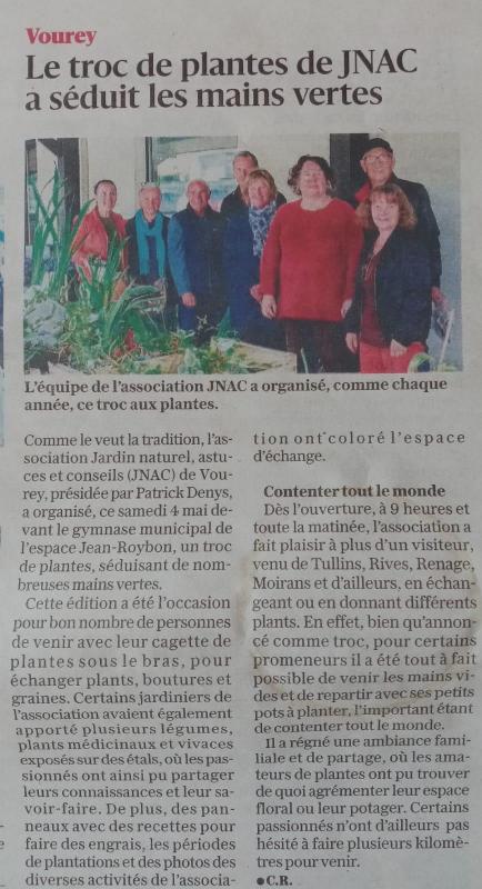 Article suite au troc 224