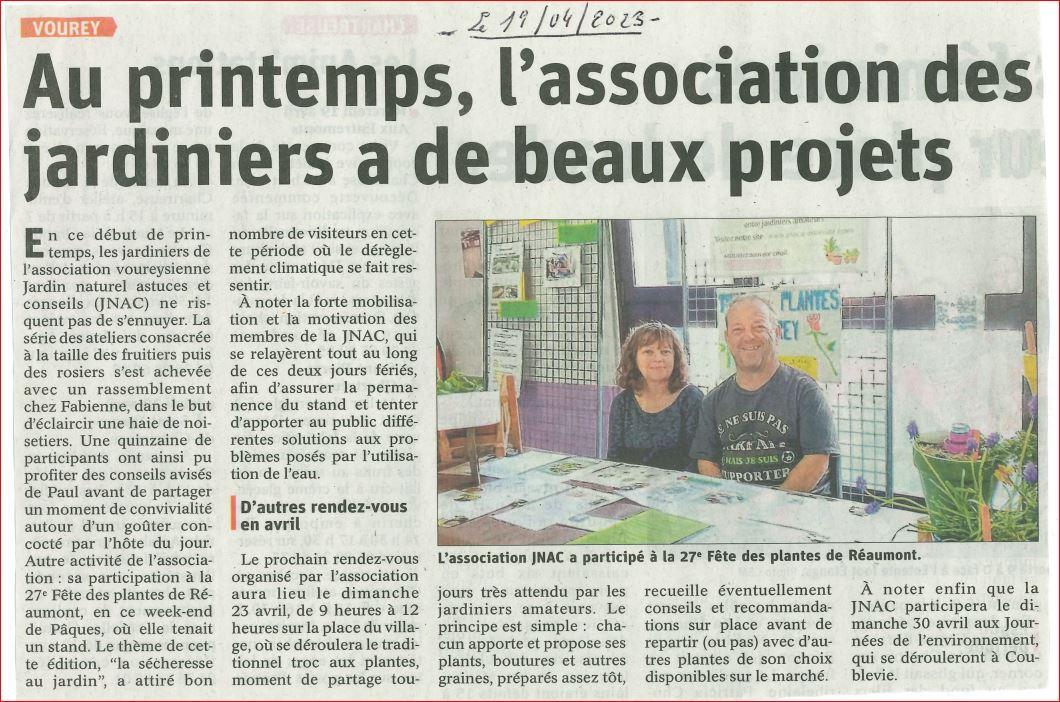 L association des jardiniers reaumont