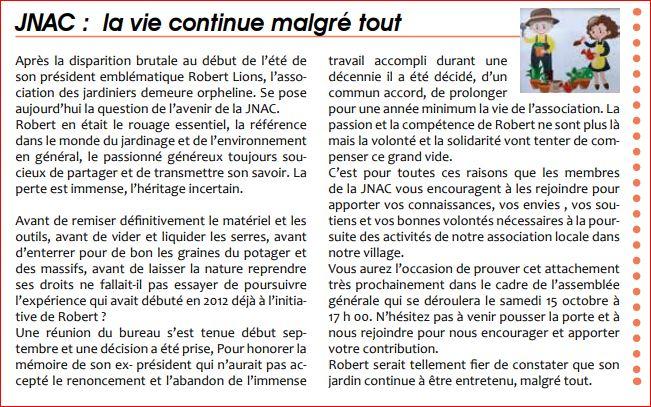 La vie continue margres tout